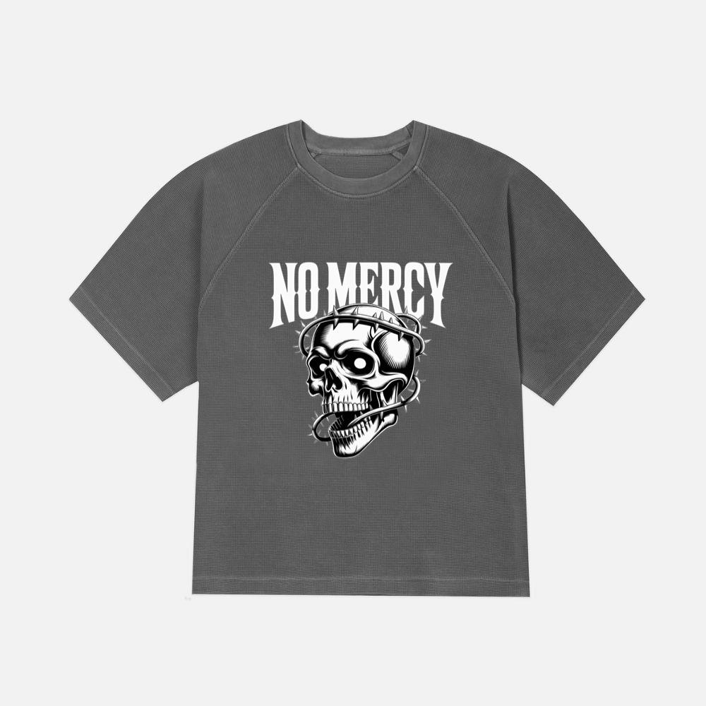 No Mercy Skull Warrior Graphic T-Shirt